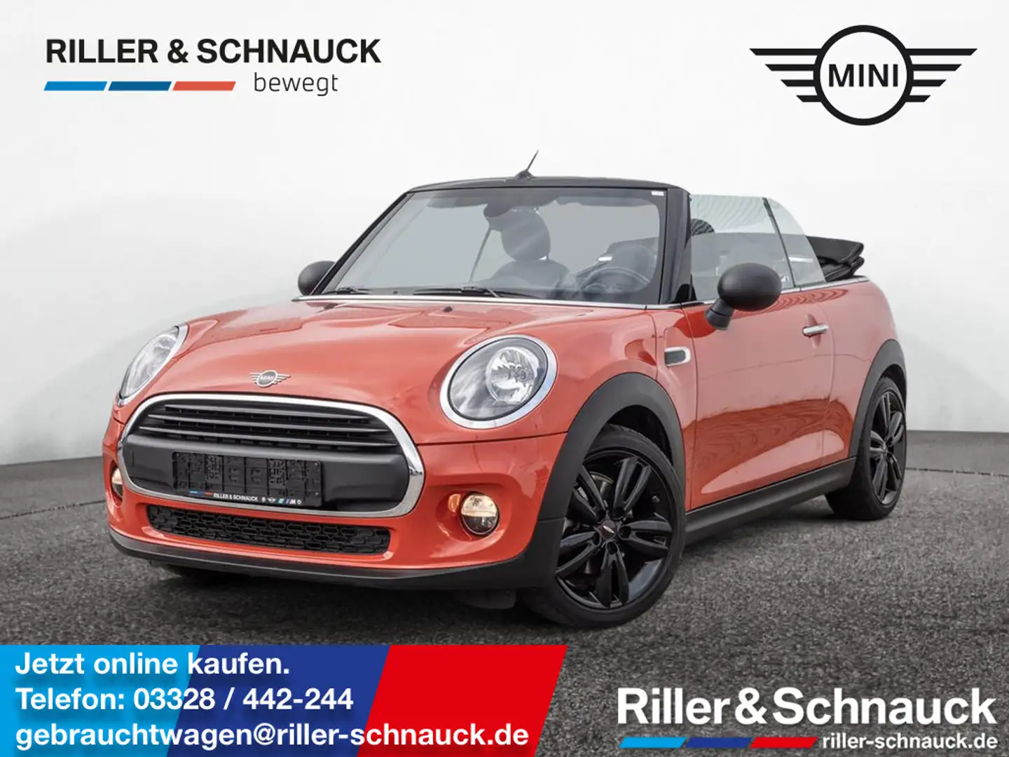MINI One Cabrio KLIMAAUTOMATIK+SITZHZG+PDC+ Oranje - 1
