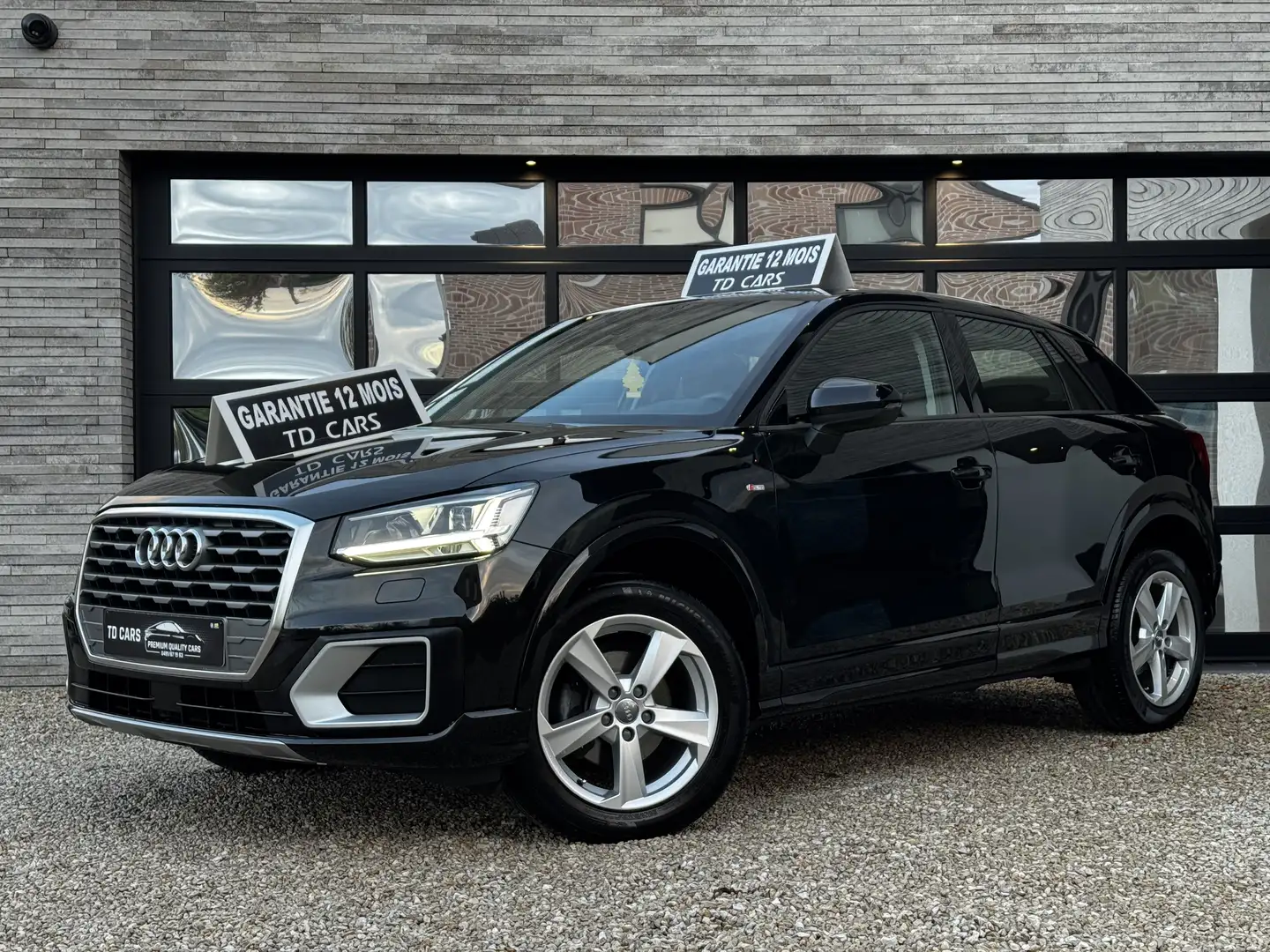 Audi Q2 Q2 30 TFSI SLINE⚠️GARANTIE 12 MOIS⚠️ Zwart - 1