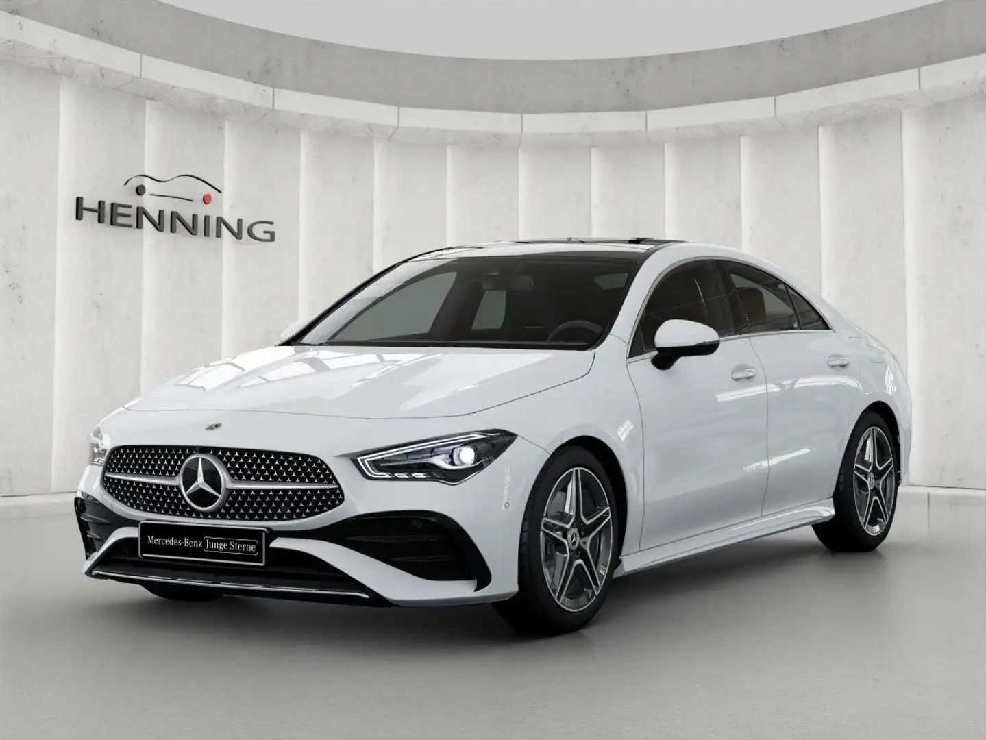 Mercedes-Benz CLA 200 AMG Panorama DISTRONIC Kam Ambiente Totw Blanc - 1