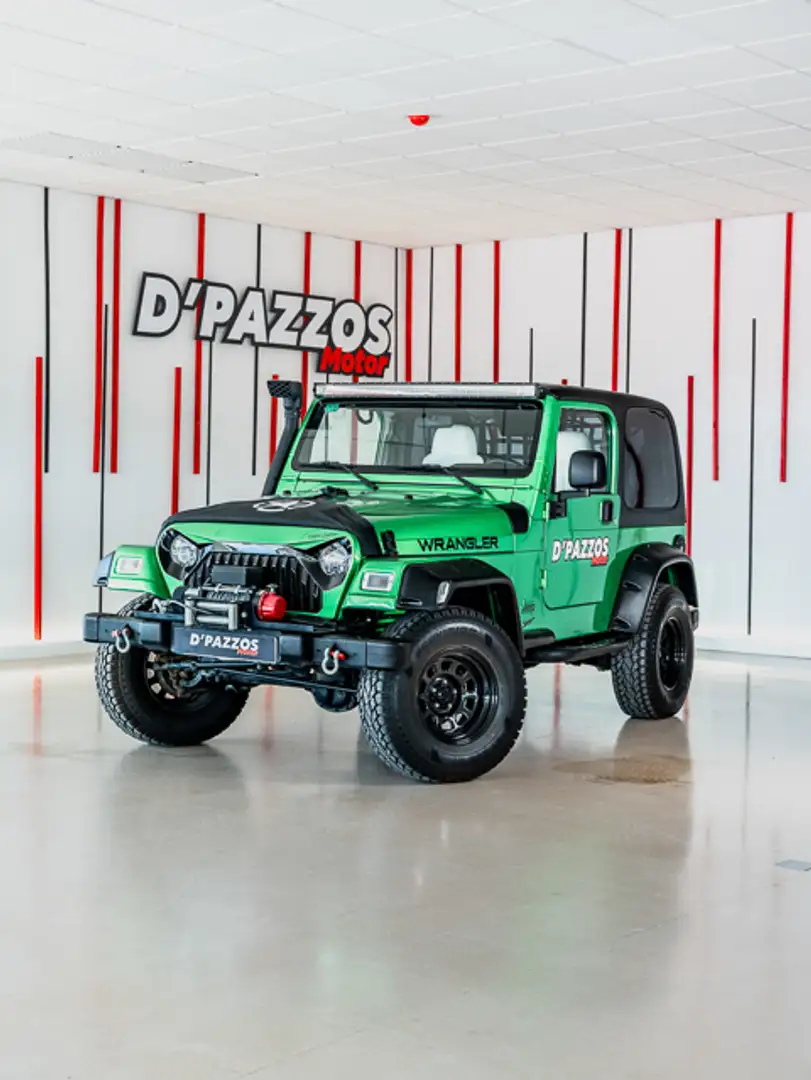 Jeep Wrangler 2.5 Sport Techo Duro Verde - 1