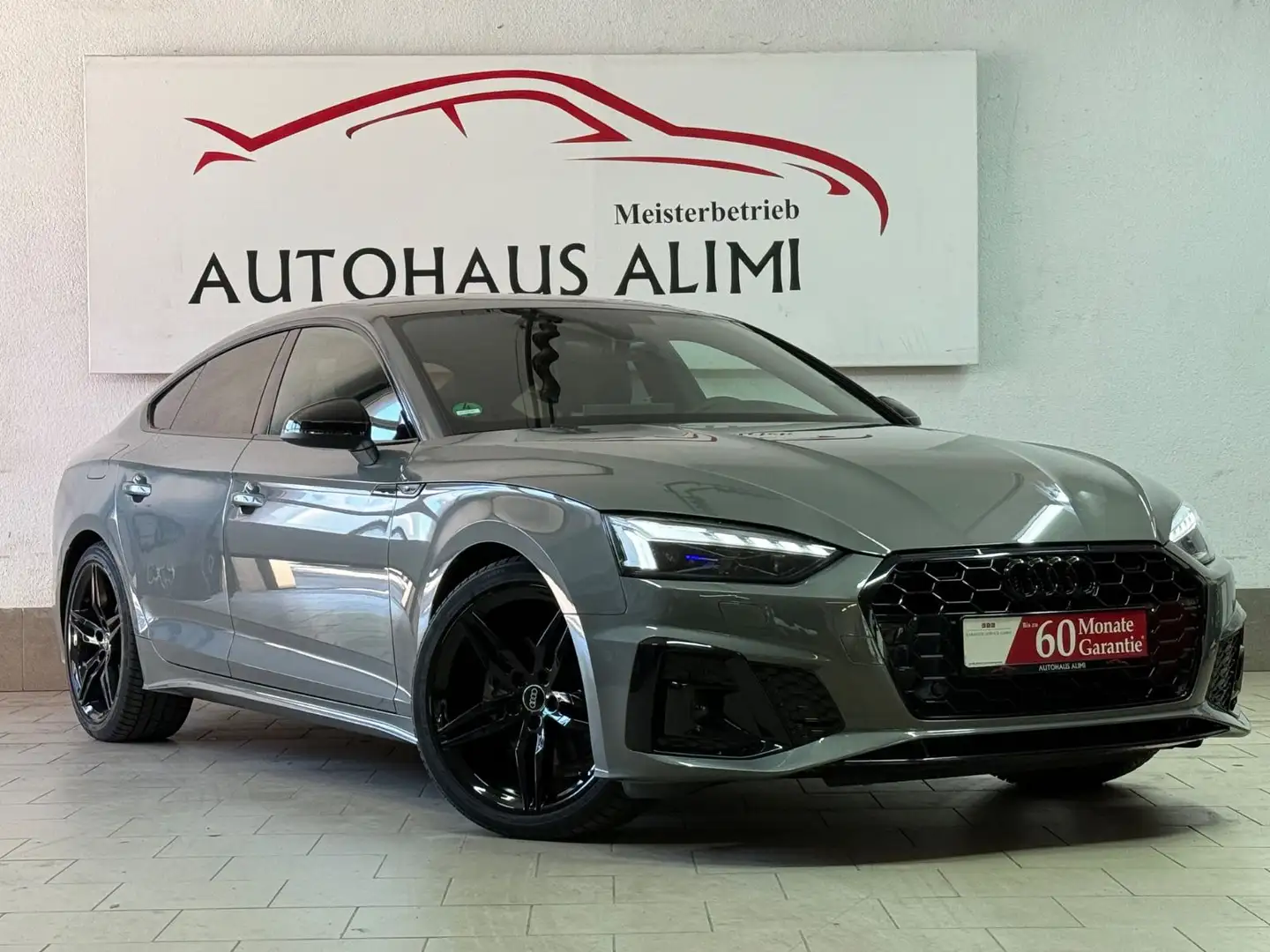 Audi A5 Sportback 35TDI S line business AHK Laser B&O Gris - 2