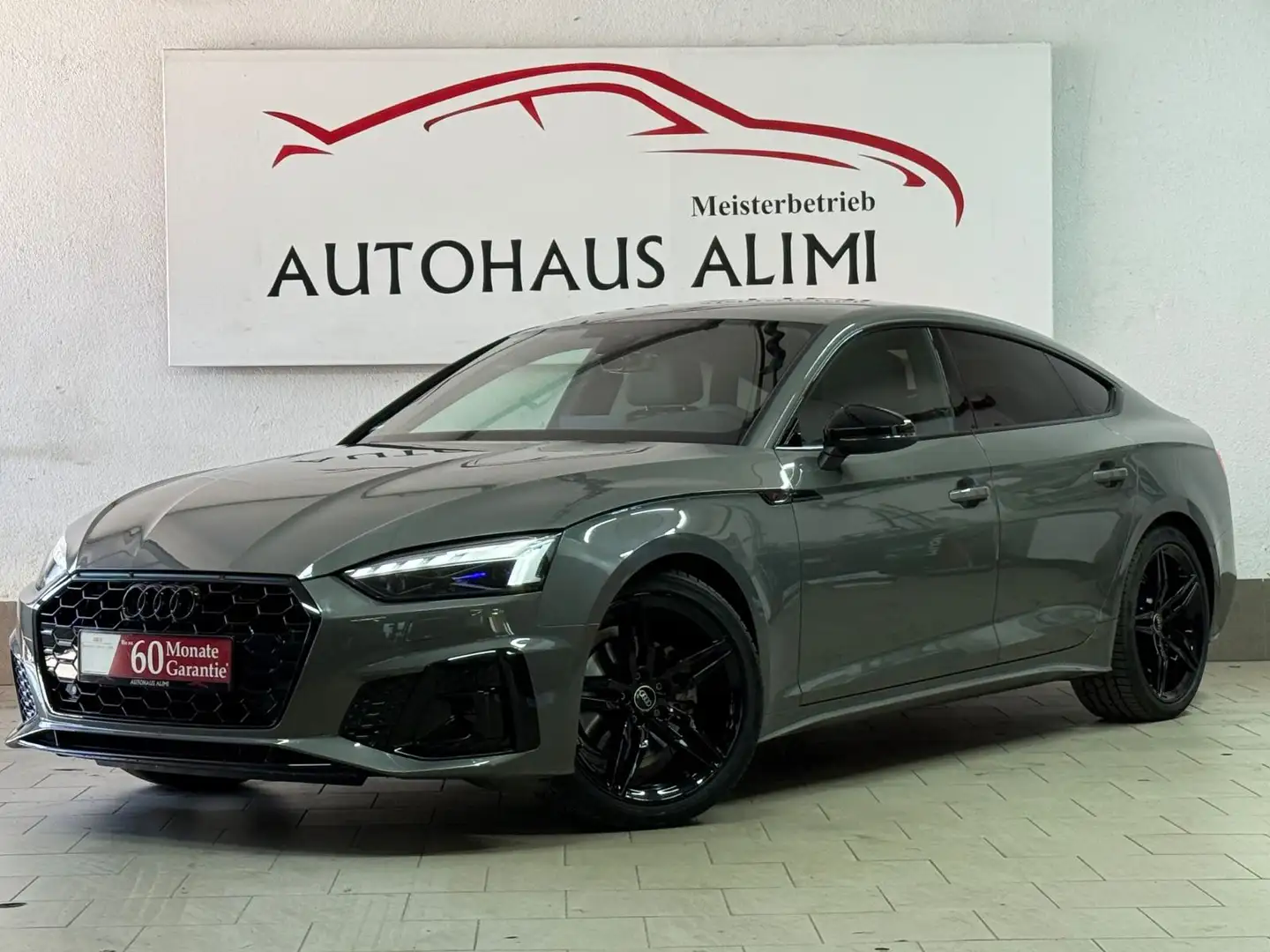 Audi A5 Sportback 35TDI S line business AHK Laser B&O Gris - 1