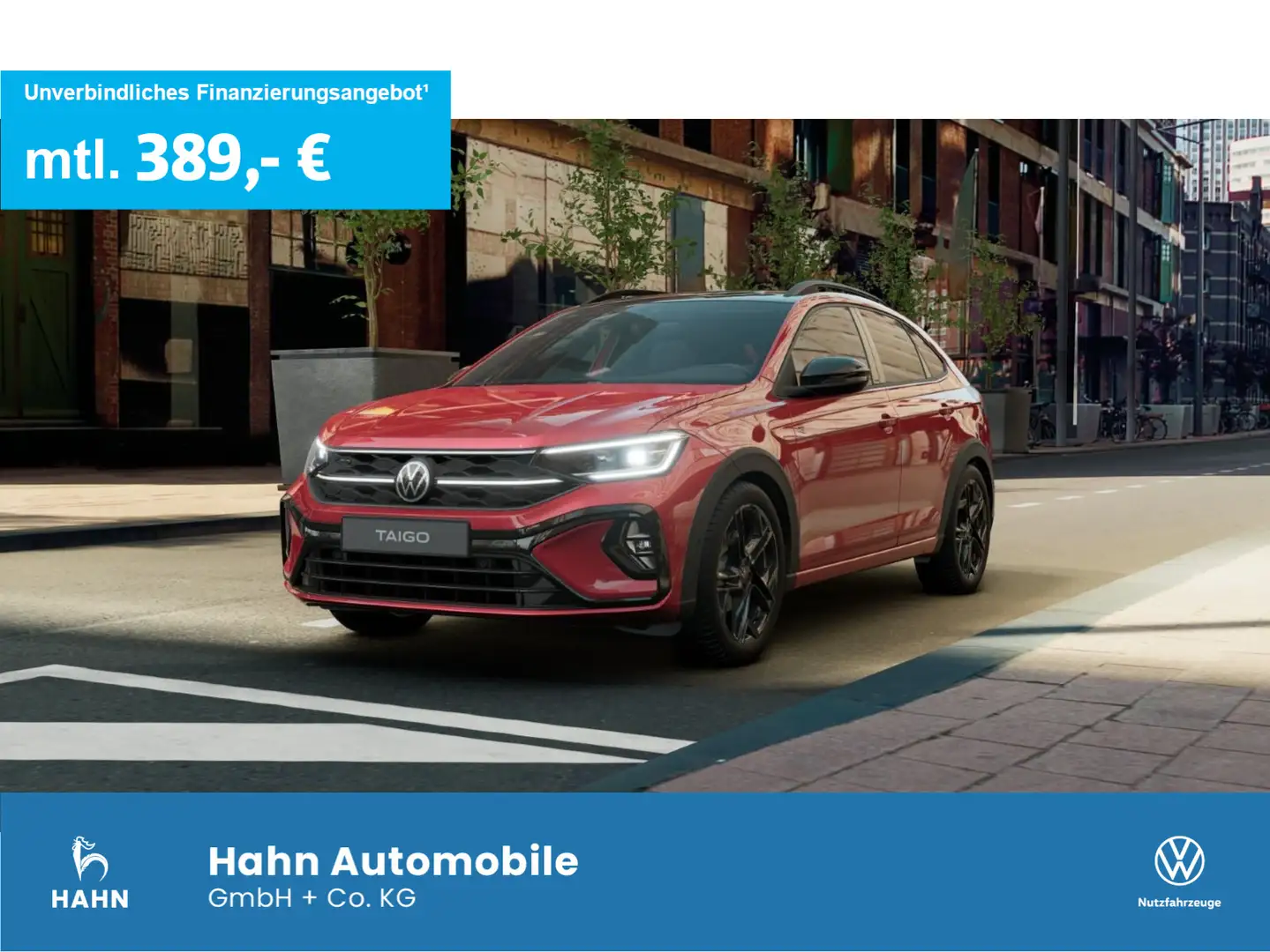 Volkswagen Taigo R-Line 1,5 l TSI 110 kW/150 PS AHK Rot - 1