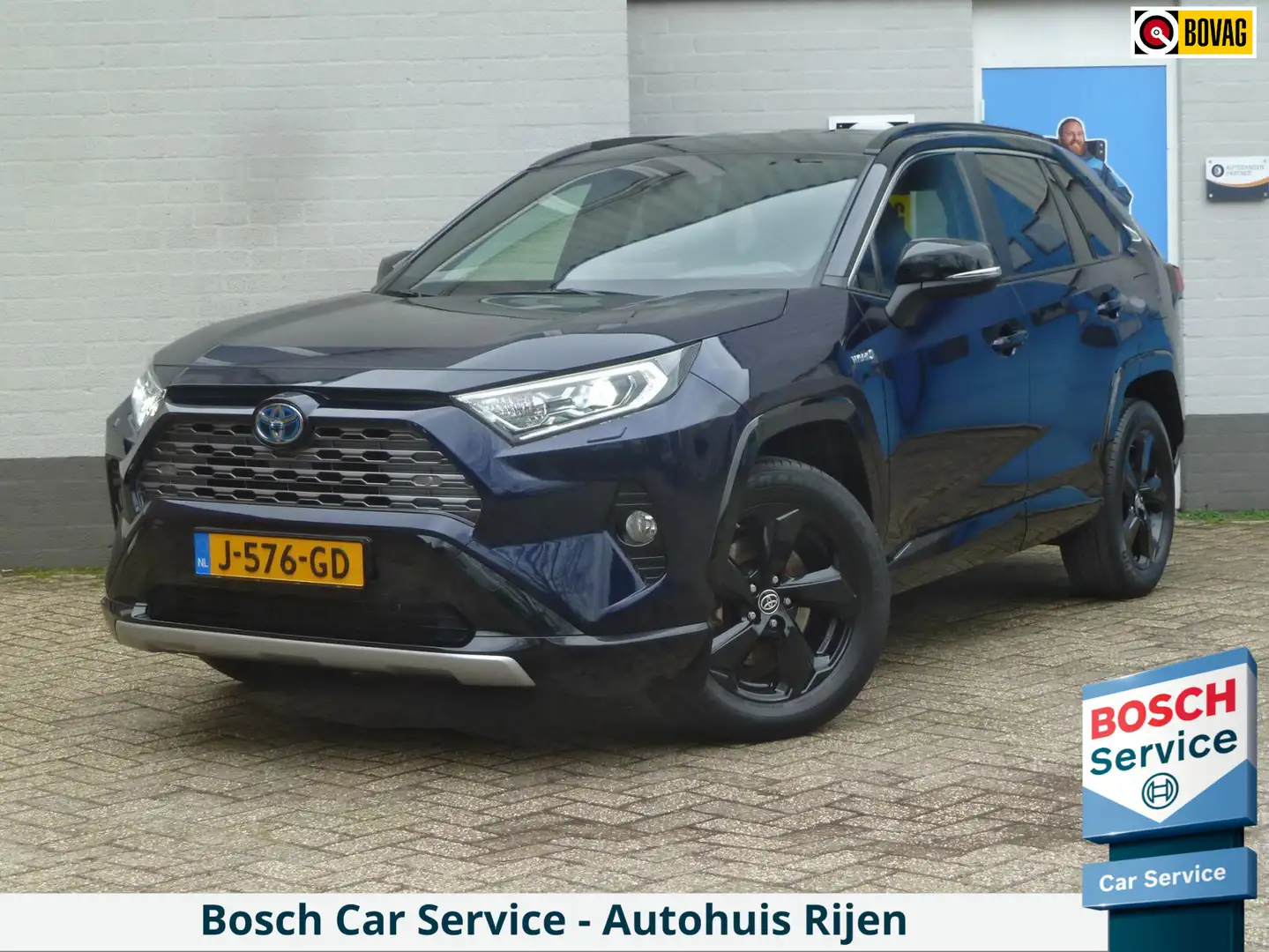 Toyota RAV 4 2.5 Hybrid AWD Bi-Tone|Leder|Stoel/Stuurverwarming Bleu - 1