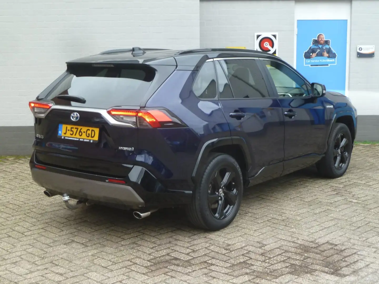 Toyota RAV 4 2.5 Hybrid AWD Bi-Tone|Leder|Stoel/Stuurverwarming Bleu - 2
