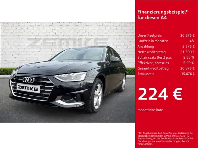 Audi A4 Avant 40 TFSI S tronic advanced Navi Digitales Coc