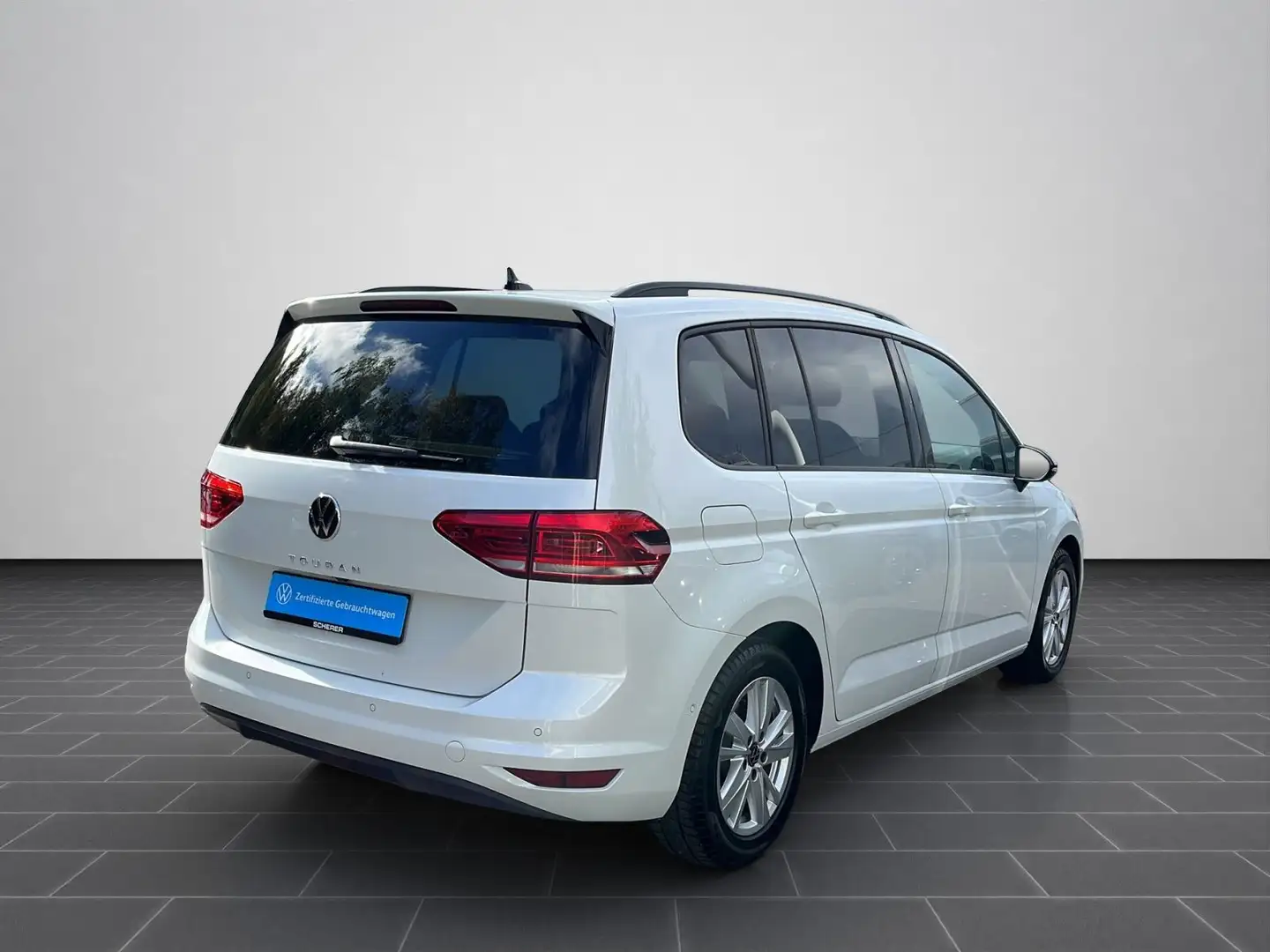 Volkswagen Touran Highline 1.5 TSI, DSG, 7-SITZER, NAVI, AH Weiß - 2