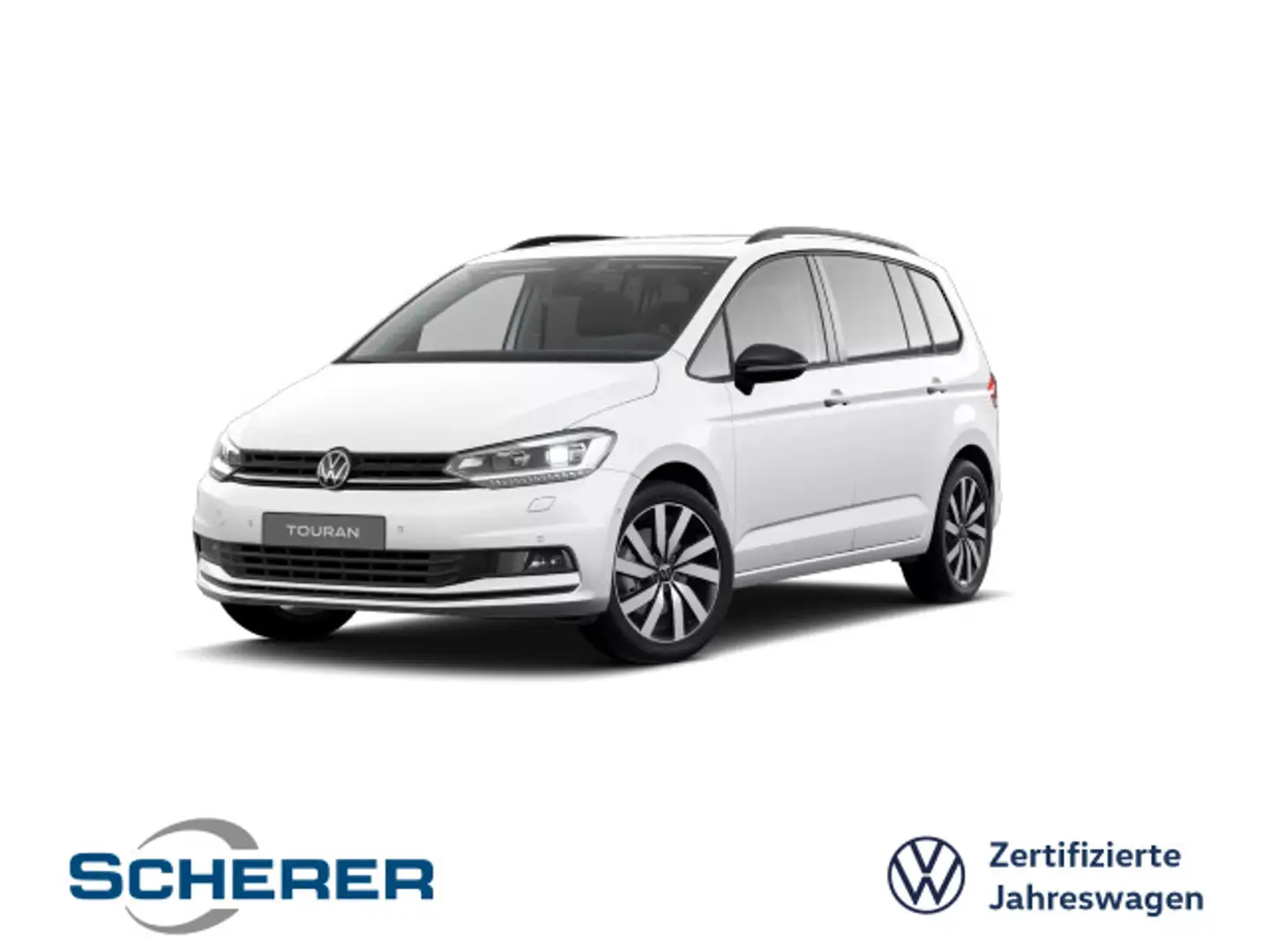 Volkswagen Touran Highline 1.5 TSI, DSG, 7-SITZER, NAVI, AH Weiß - 1