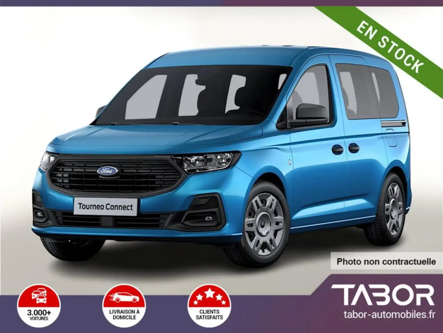 Ford Tourneo Connect 2.0 TDCi 102 Trend SHZ PDC Bleu - 1