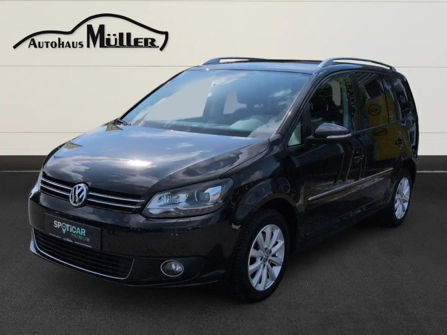 Volkswagen Touran Highline 1.4 TSI AHK-abnehmbar Bi-Xenon Dyn. Kurve Noir - 1