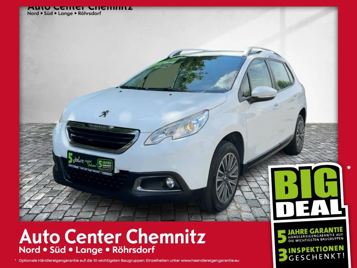 Peugeot 2008 1.6 HDi Active Navi/Klima/SHZ/PDC Blanc - 1