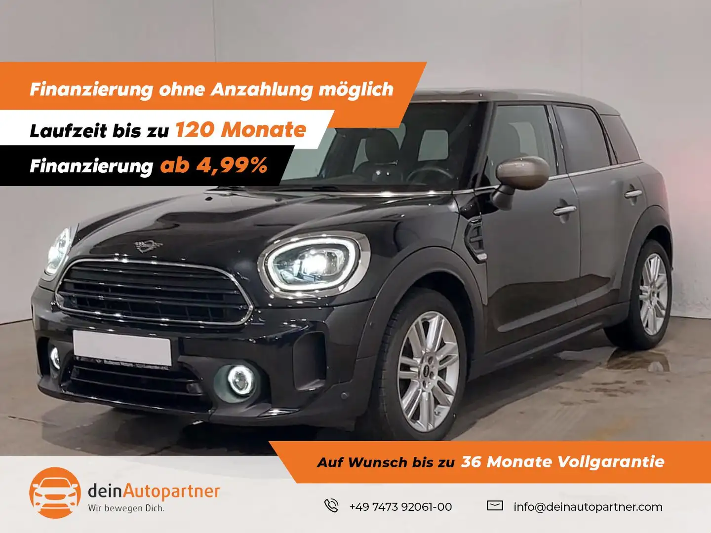 MINI Cooper Countryman YOURS TRIM NAVI LED/LEDER/PANO/RFK/HUD/VIRTUAL COC Schwarz - 1