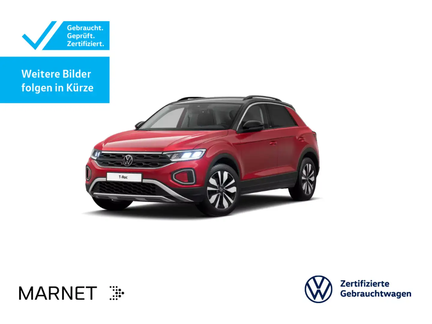 Volkswagen T-Roc 1.5 TSI DSG MOVE *NAVI*LED*PDC*ASG*SHZ  * Rouge - 1