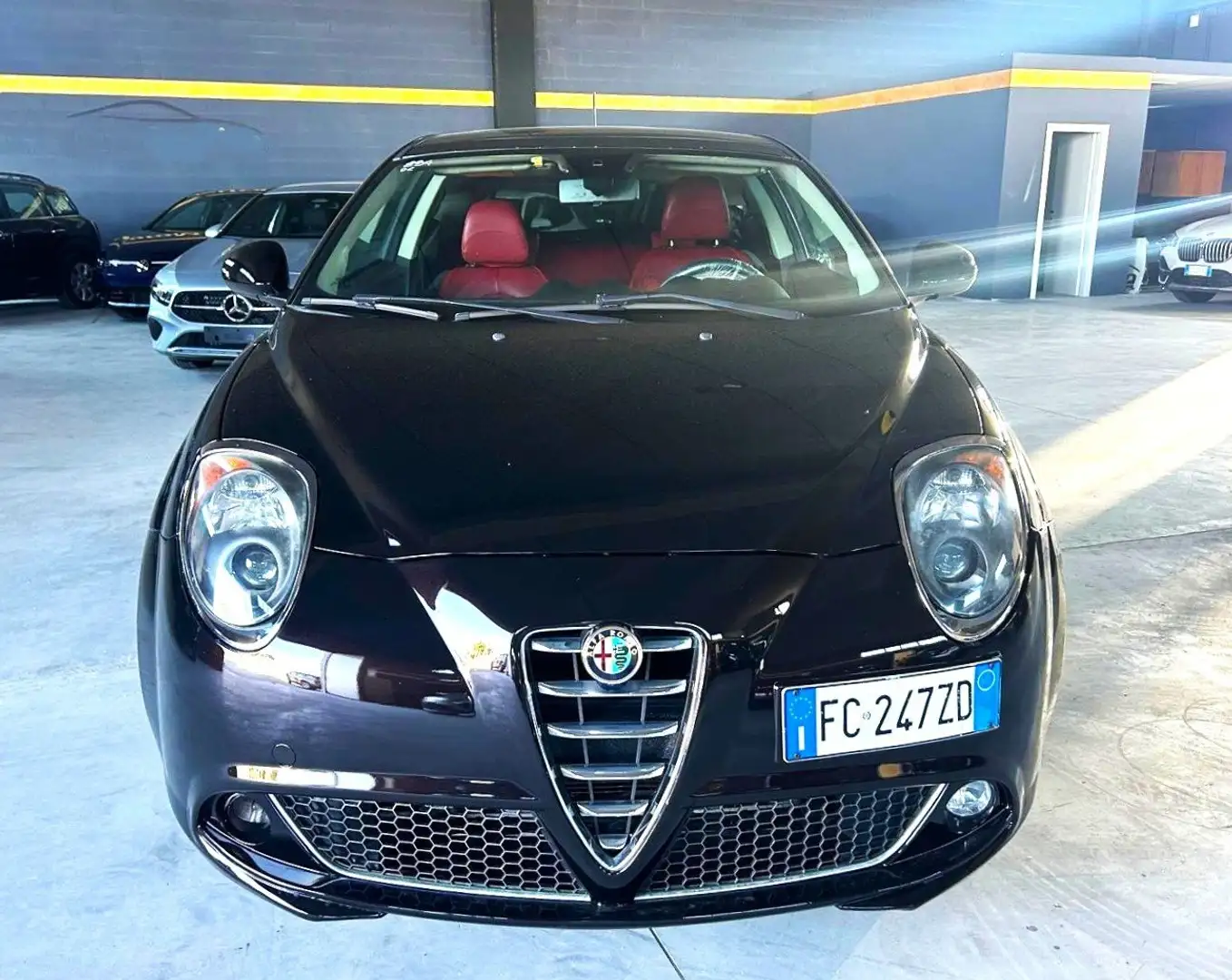 Alfa Romeo MiTo MiTo 1.4 Distinctive 78cv E6  INT PELLE TETTO NAVI Nero - 2