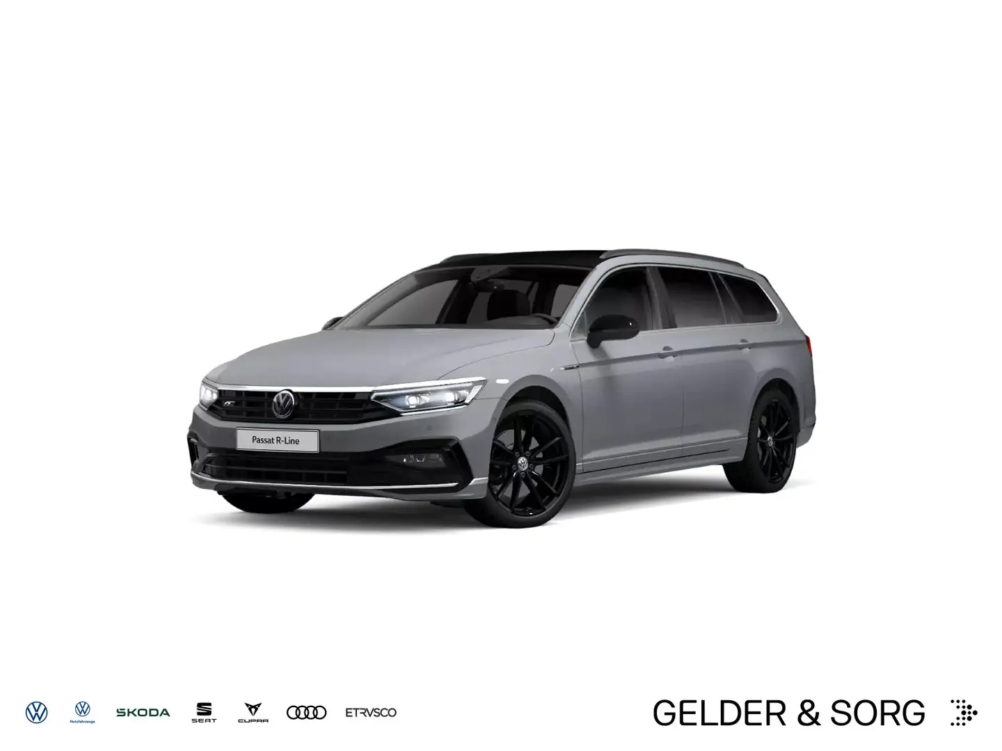 Volkswagen Passat Variant 2.0 TDI 4Motion R-line AHK*ACC Grijs - 1
