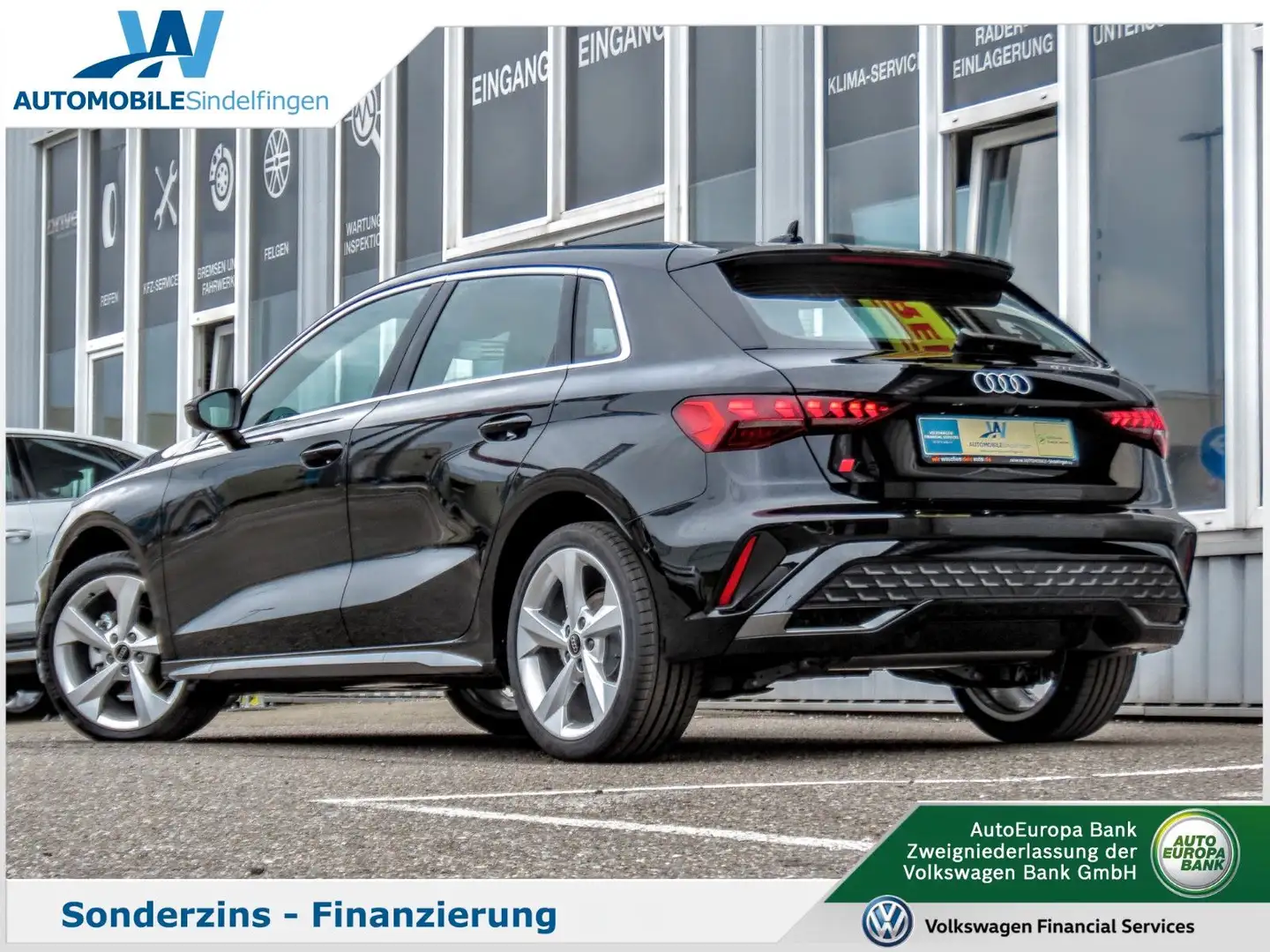 Audi A3 Sportback TFSI 110 kW 2x S line PANO MATRIX Noir - 2
