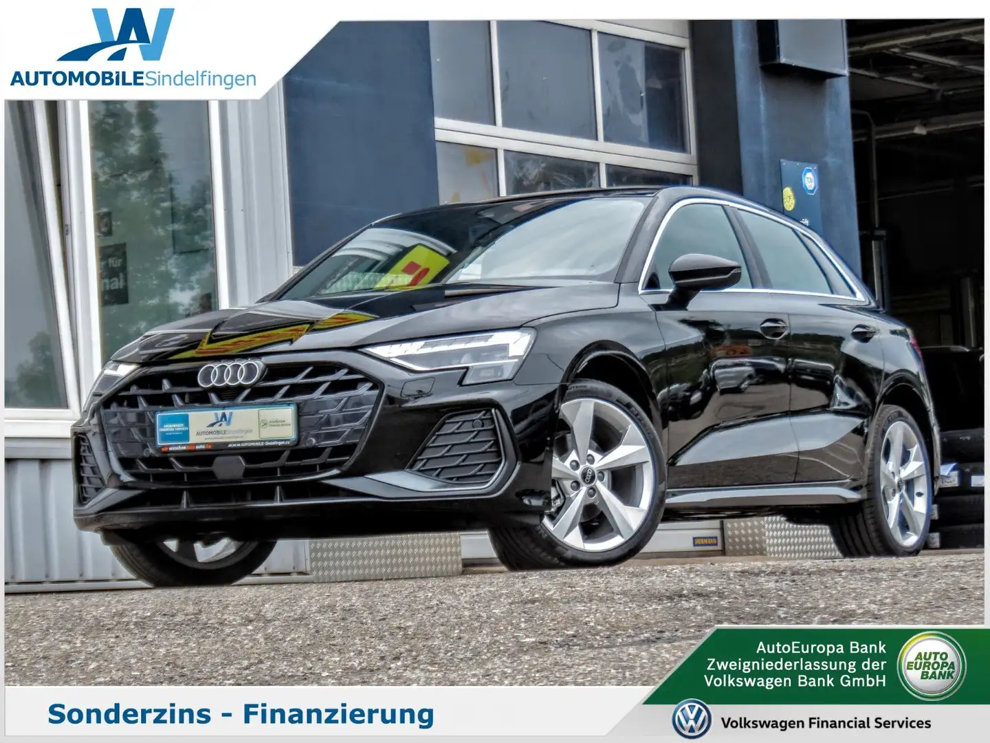Audi A3 Sportback TFSI 110 kW 2x S line PANO MATRIX Noir - 1