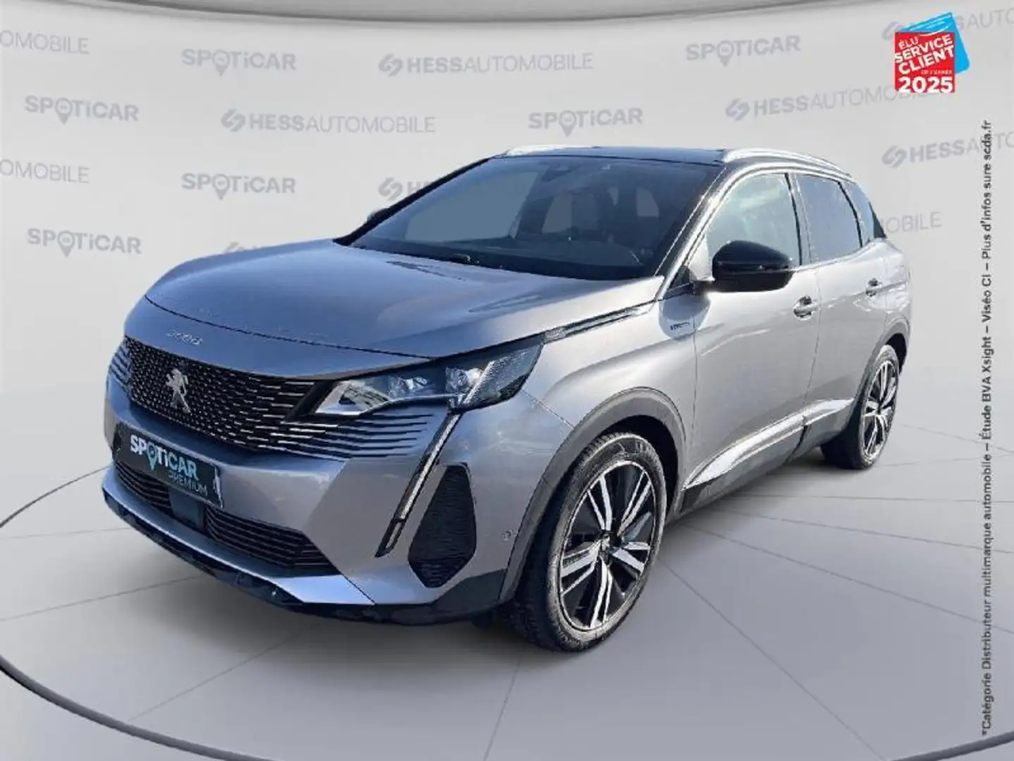 Peugeot 3008 HYBRID 225ch GT Pack e-EAT8  Sieges chauf Camera C Gris - 1