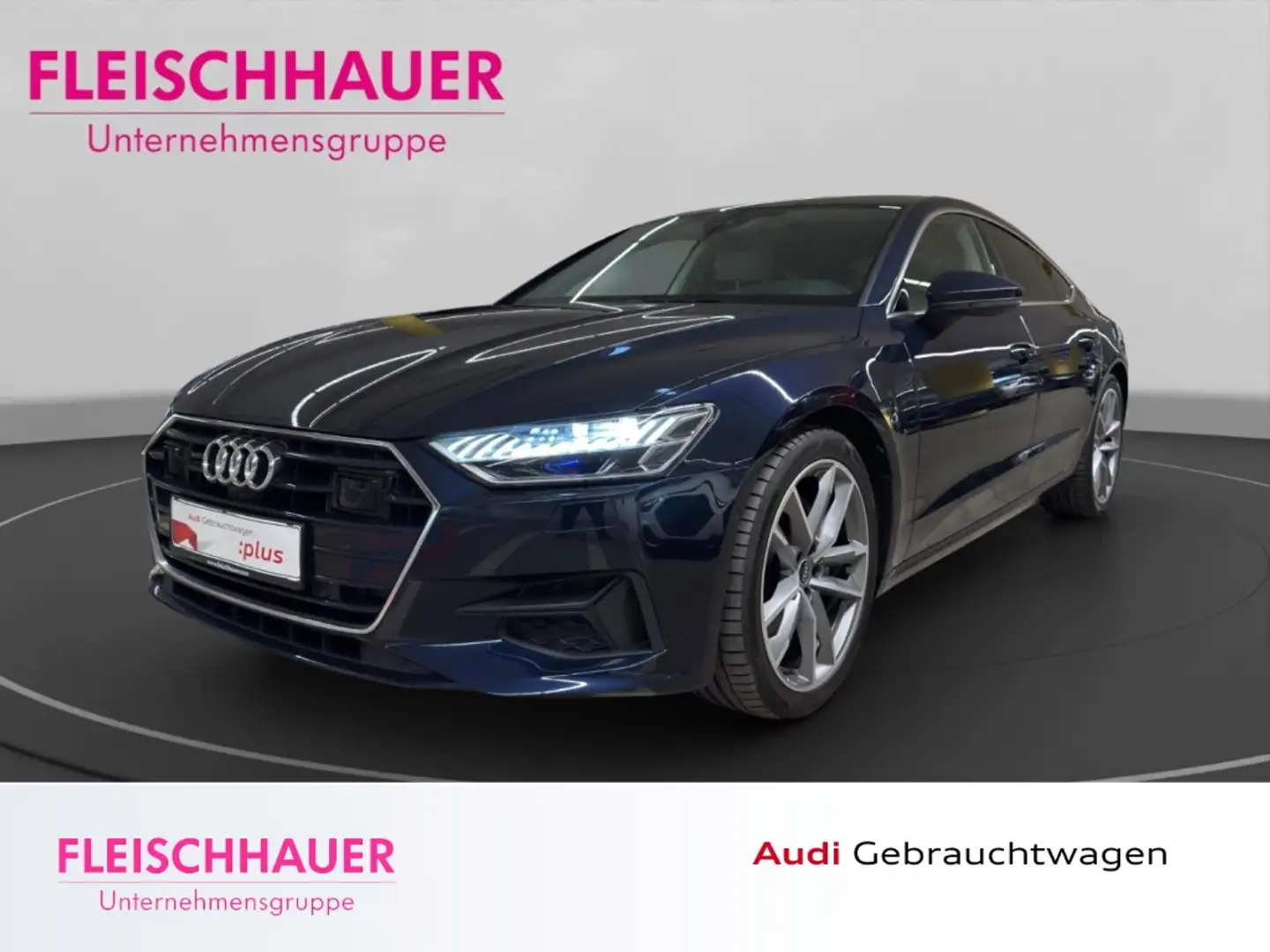 Audi A7 Sportback 50 TDI quattro MATRIX+ACC+NAVI+HUD+CARPL Bleu - 1