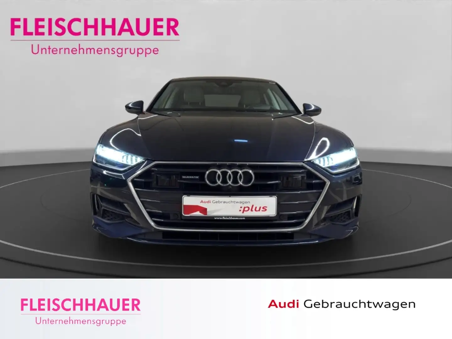 Audi A7 Sportback 50 TDI quattro MATRIX+ACC+NAVI+HUD+CARPL Bleu - 2