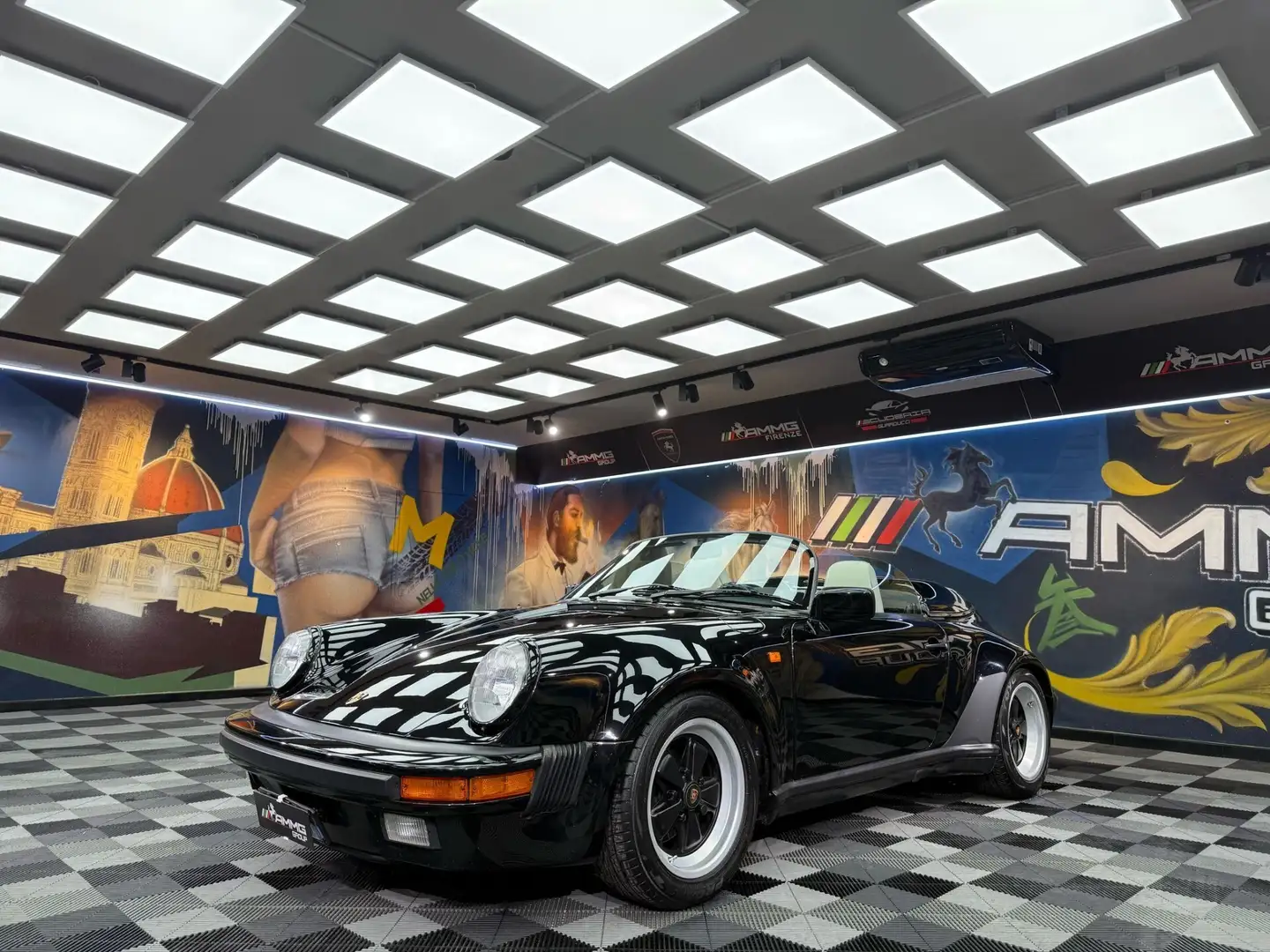 Porsche 911 911 Speedster Turbo Look Noir - 1