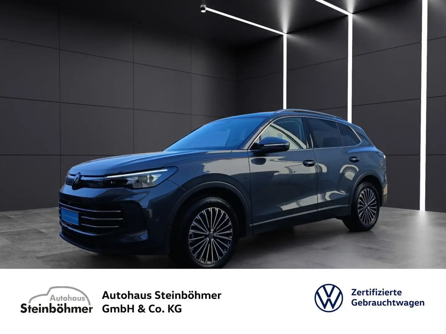 Volkswagen Tiguan Elegance 1.5eTSI DSG Navi LED AHK Kamera Grau - 1