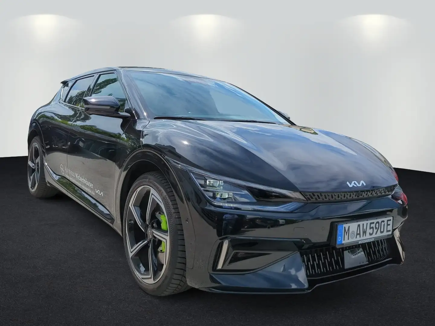 Kia EV6 Elektro 77 GT ACC FLA KAM 4xSHZ STH SpurH Schwarz - 2