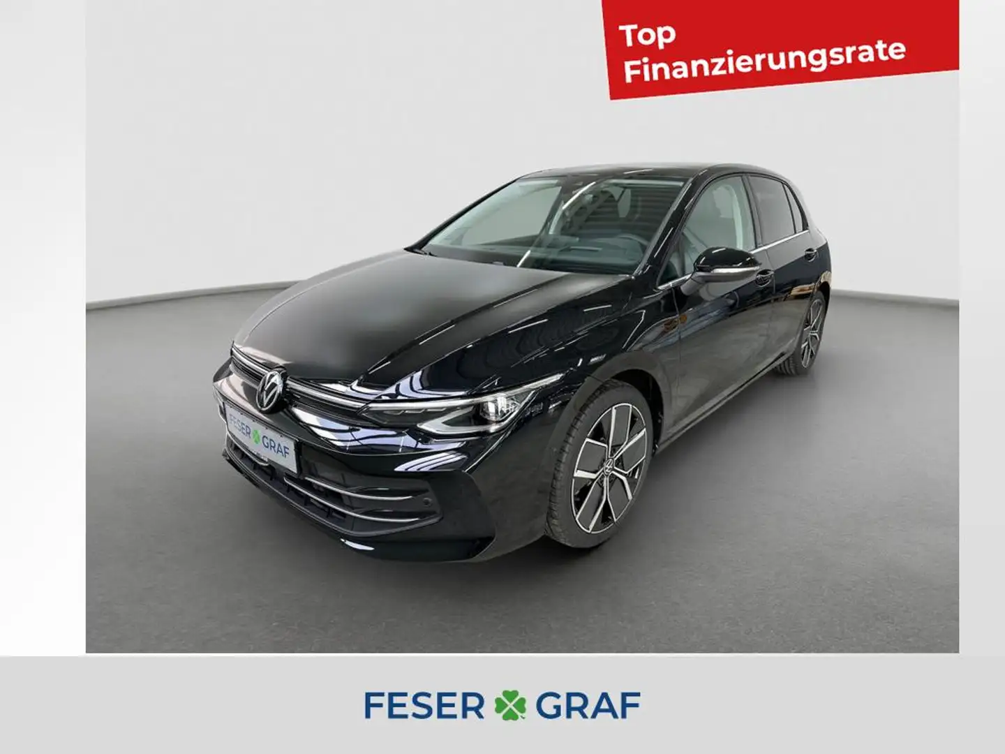 Volkswagen Golf VIII Style 1.5 TSI 110kW 6-Gang AHK Pano DCC Schwarz - 1