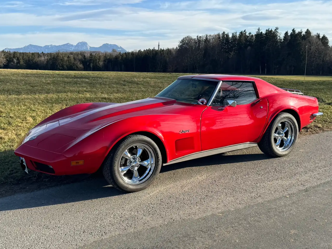 Chevrolet Corvette C3 Stingray T-Top Targa Chrom Stoßstange/Hai, foto 5