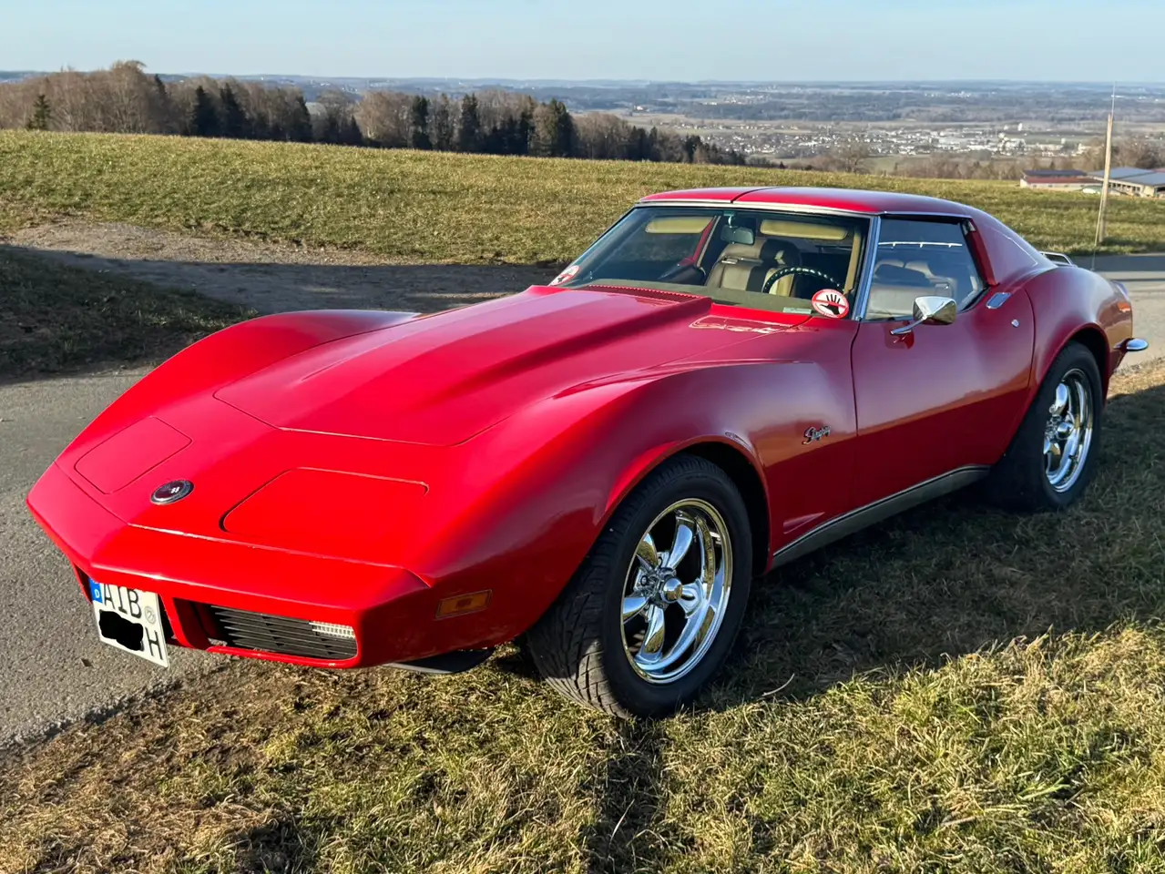 Chevrolet Corvette C3 Stingray T-Top Targa Chrom Stoßstange/Hai, foto 3