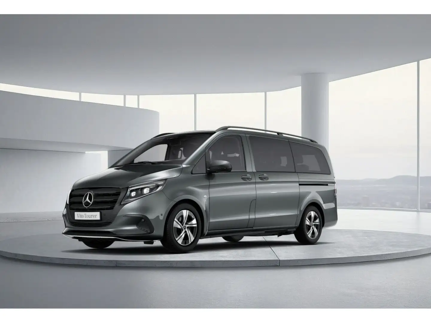 Mercedes-Benz Vito 116 CDI Kombi PRO Lang AHK 2,5t 8 Sitze LED Grijs - 1