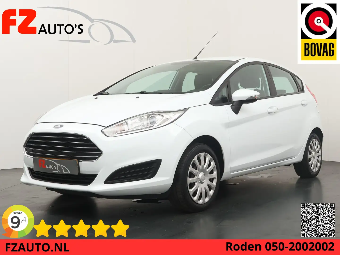 Ford Fiesta 1.0 Style Navigatie - Start/stop Systeem - Aircond Blanc - 1