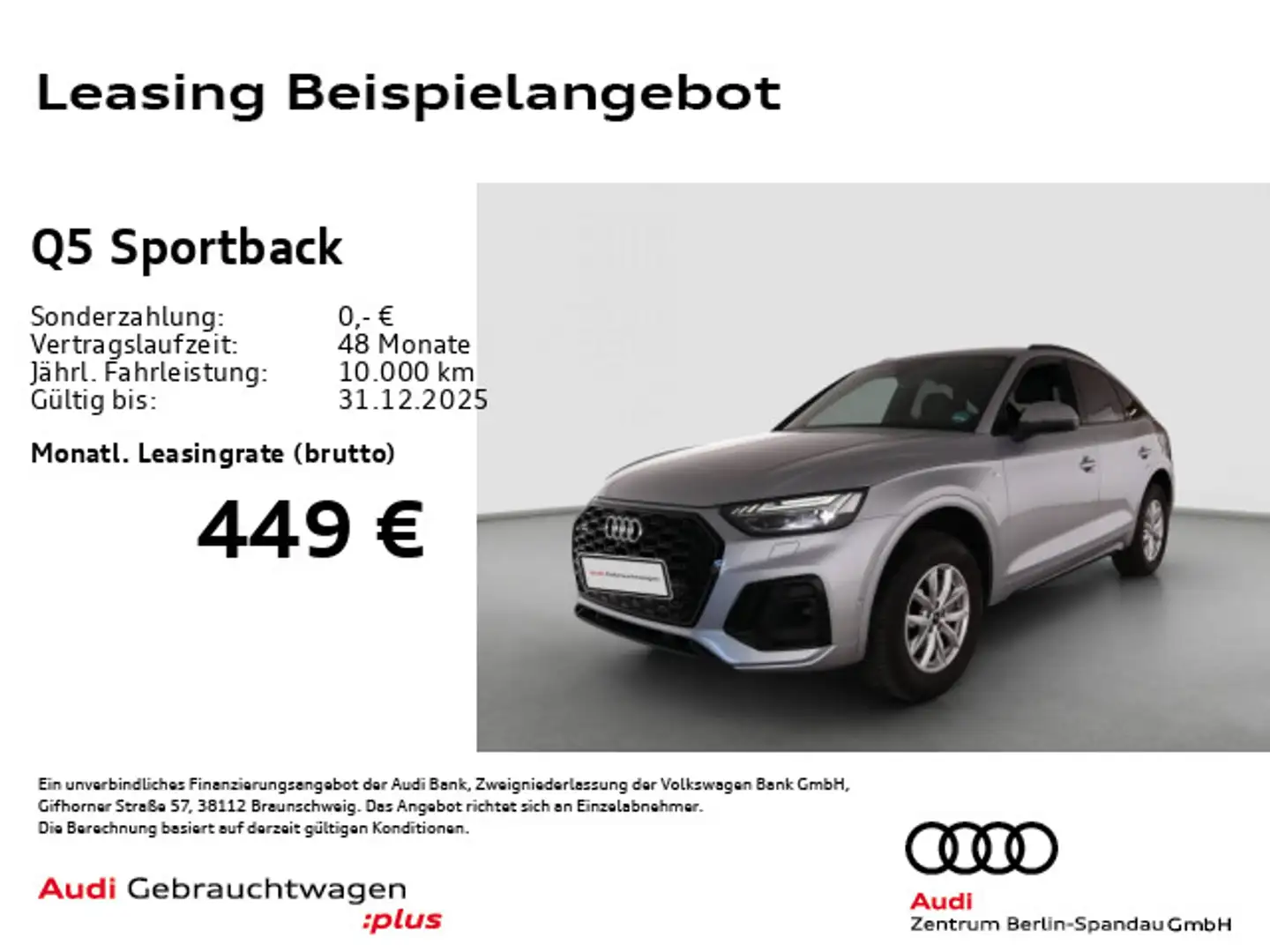 Audi Q5 45 TFSI qu. S line S tronic *NAV+* Silber - 1