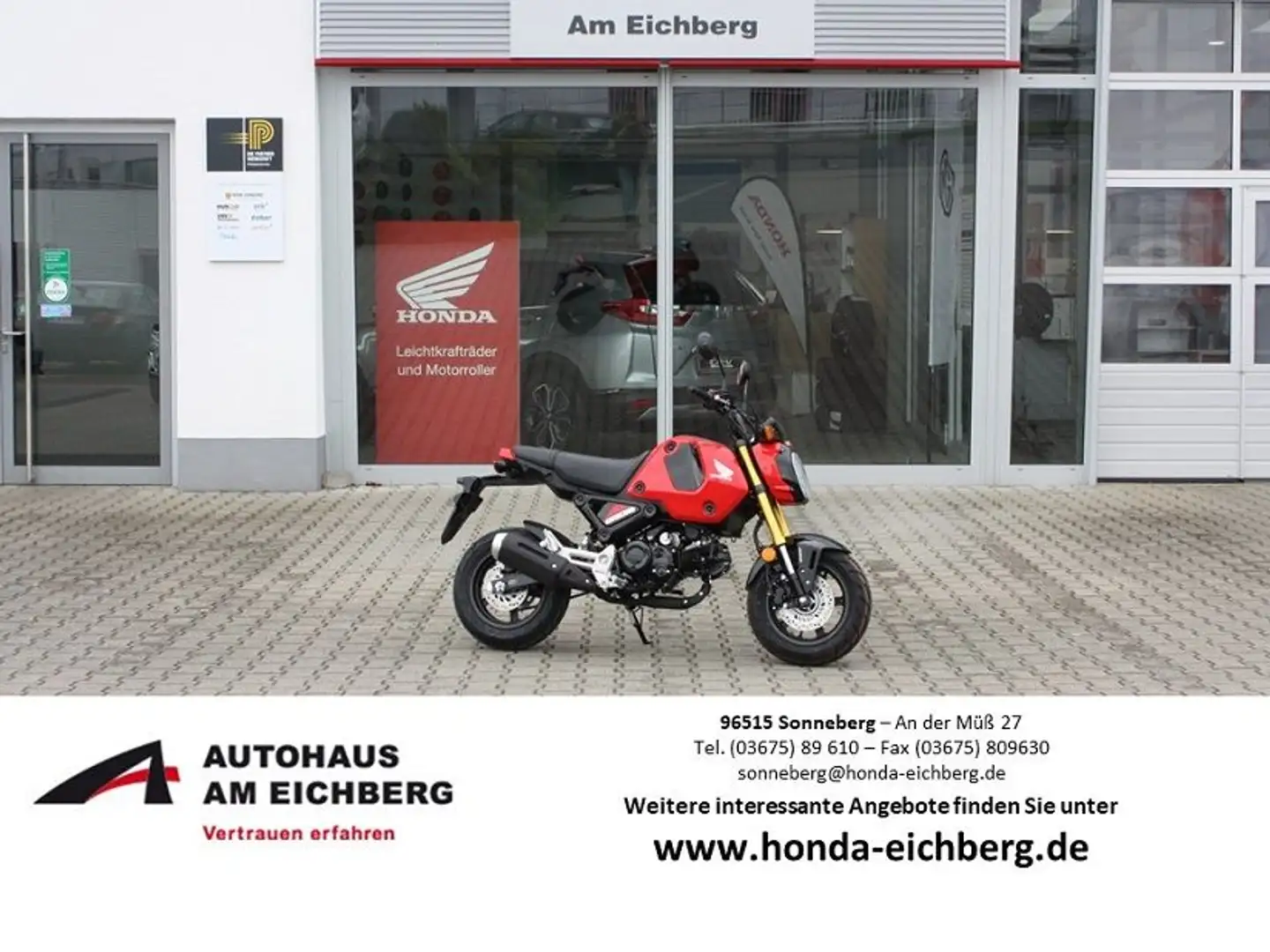 Honda MSX 125 GROM Roşu - 1