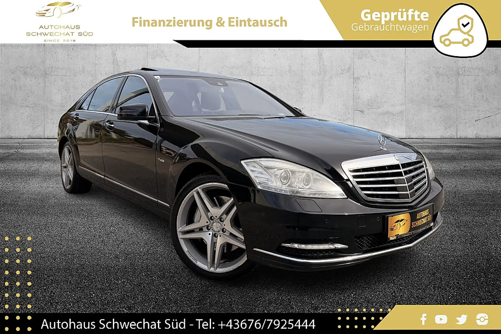 Mercedes-Benz S 500 L 4MATIC V8 // FACELIFT // // AMG PAKET // LAN... Schwarz - 1