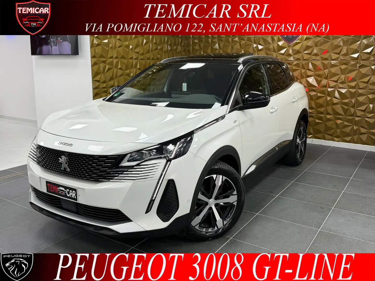 Peugeot 3008 3008 1.5 bluehdi GT s Bianco - 1