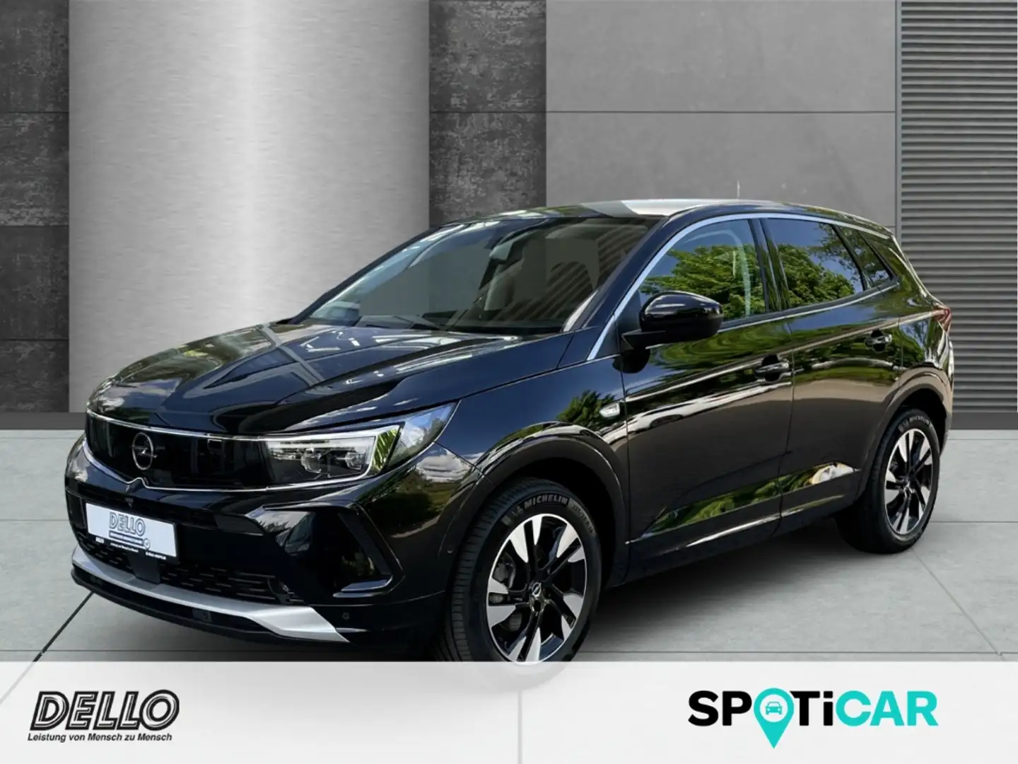 Opel Grandland Elegance Autom. Navi Leder 360 Kamera LED Blendfre Schwarz - 1