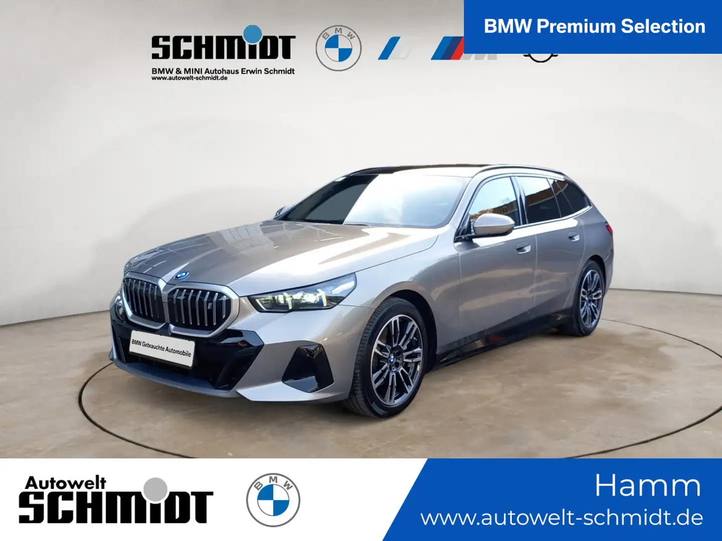 BMW i5 eDrive40 Touring M Sportpaket Panorama AHK Grau - 1