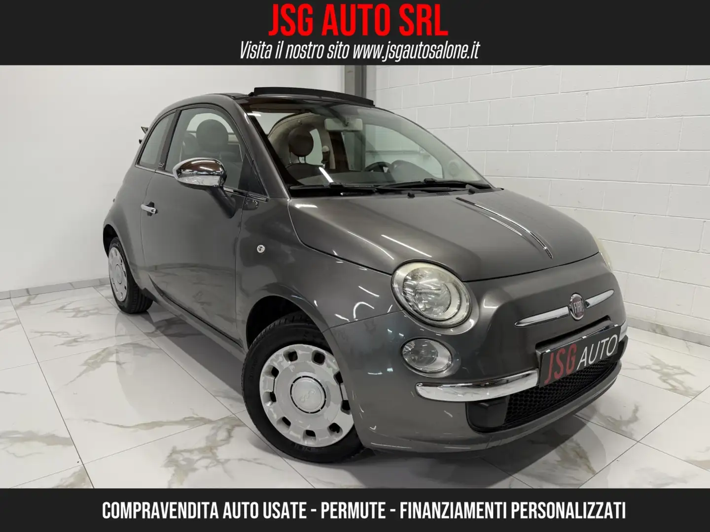 Fiat 500 500 C 1.2 Pop Grigio - 1