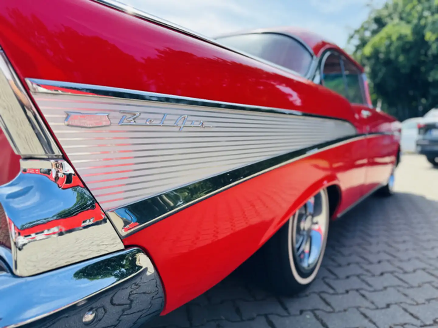 Chevrolet Andere Bel Air" Sportcoupe"V8" Phantastischer Z Czerwony - 1