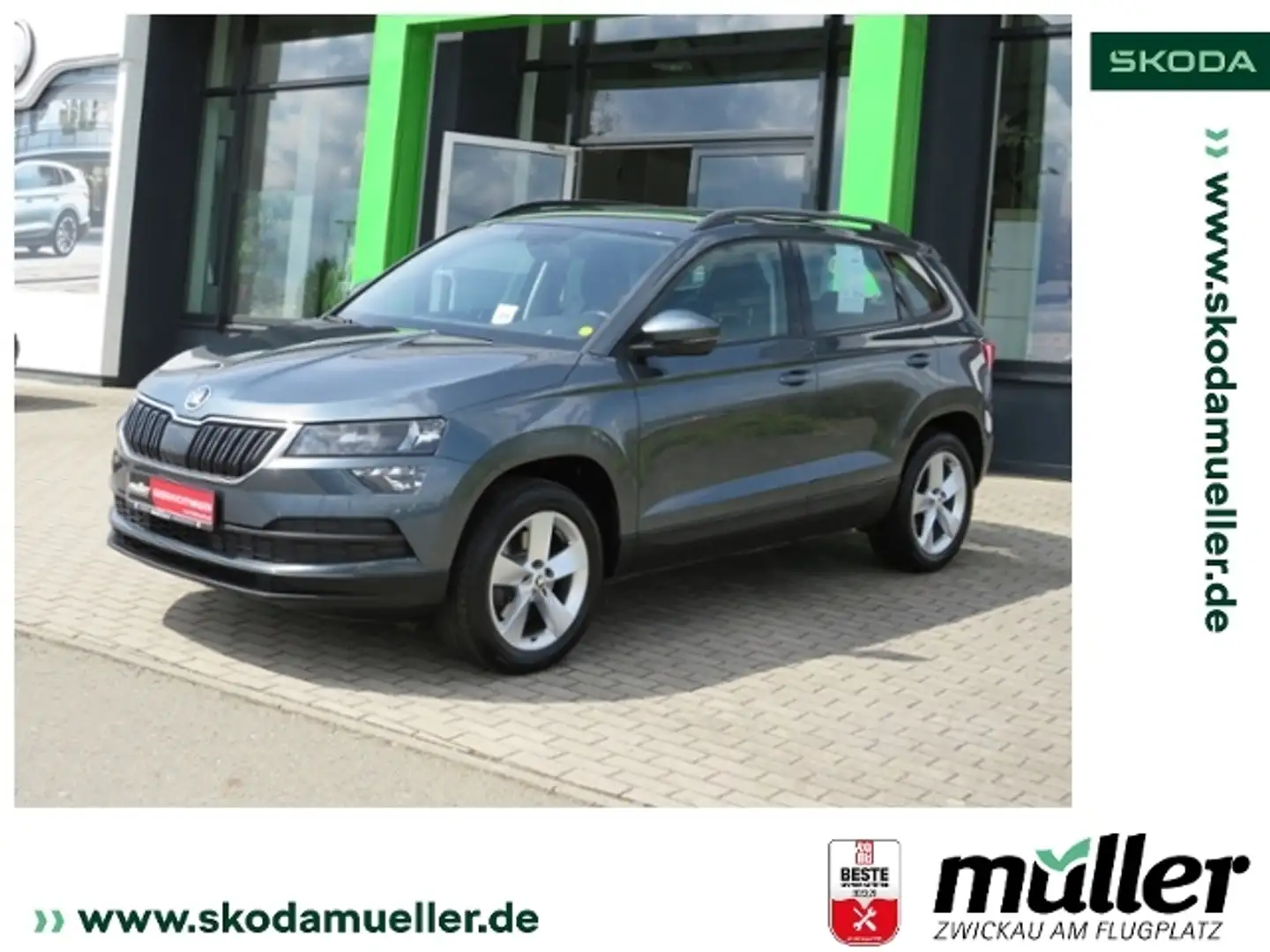 Skoda Karoq Ambition 1.0TSI 85kW SHZ PDC Grau - 1