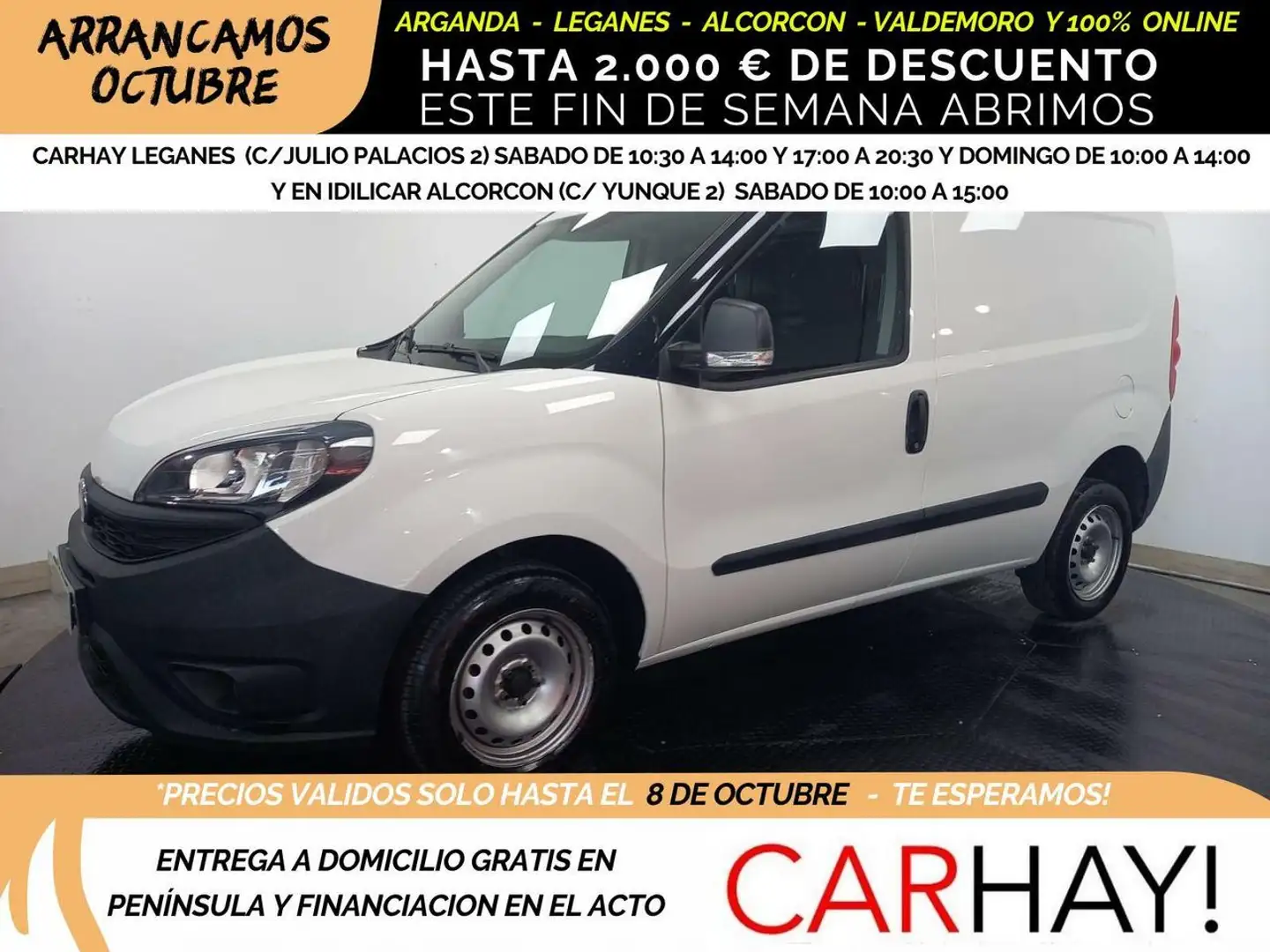 Fiat Dobló CARGO FURGÓN BASE PLUS 1.3 MJET 70KW Blanc - 1