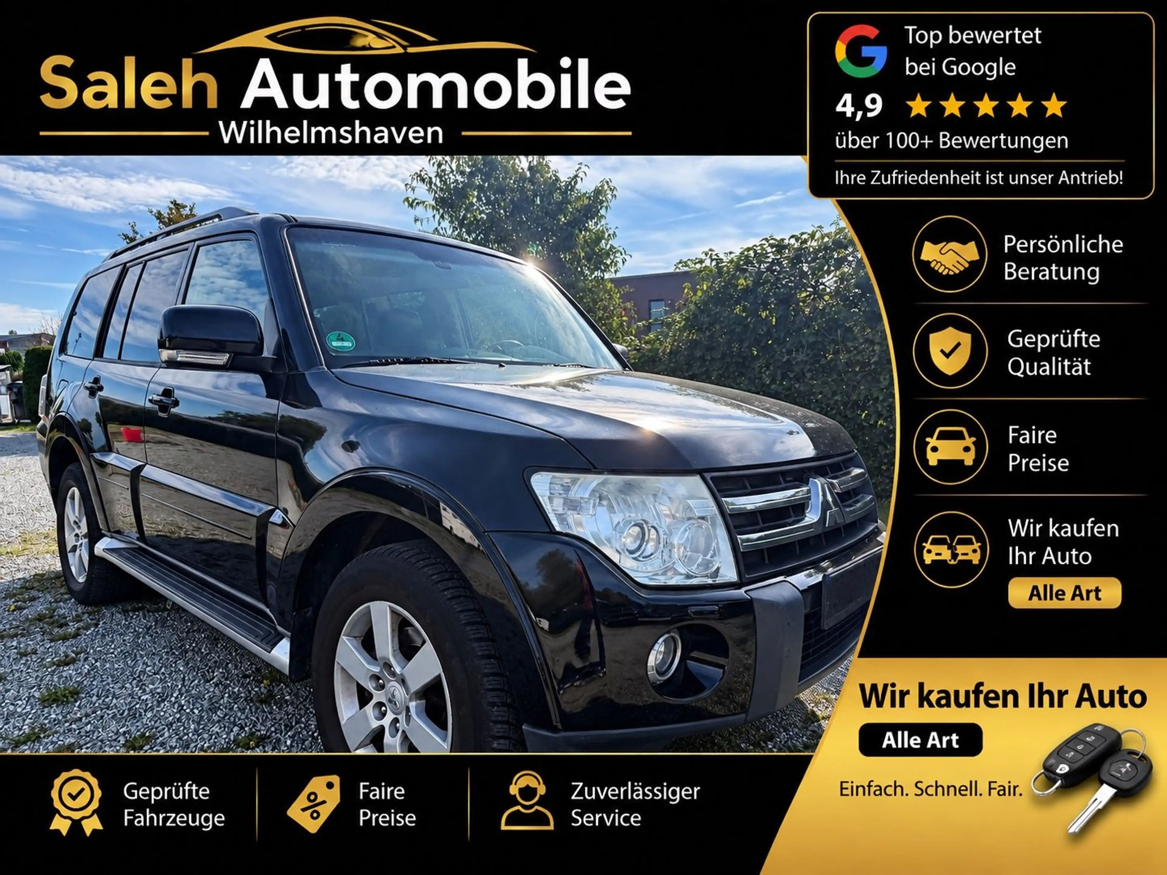 Mitsubishi Pajero 3.2 DI-D Intense Leder Automatik 7 Sitzer