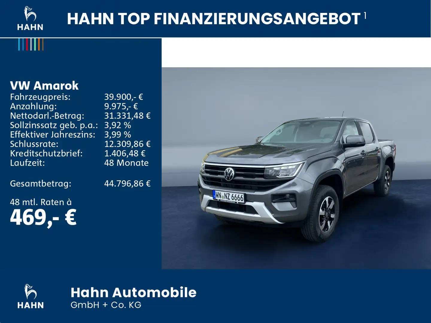 Volkswagen Amarok Life DC 151 kW 2.0 TDI 4Motion LED beheiz Grau - 2