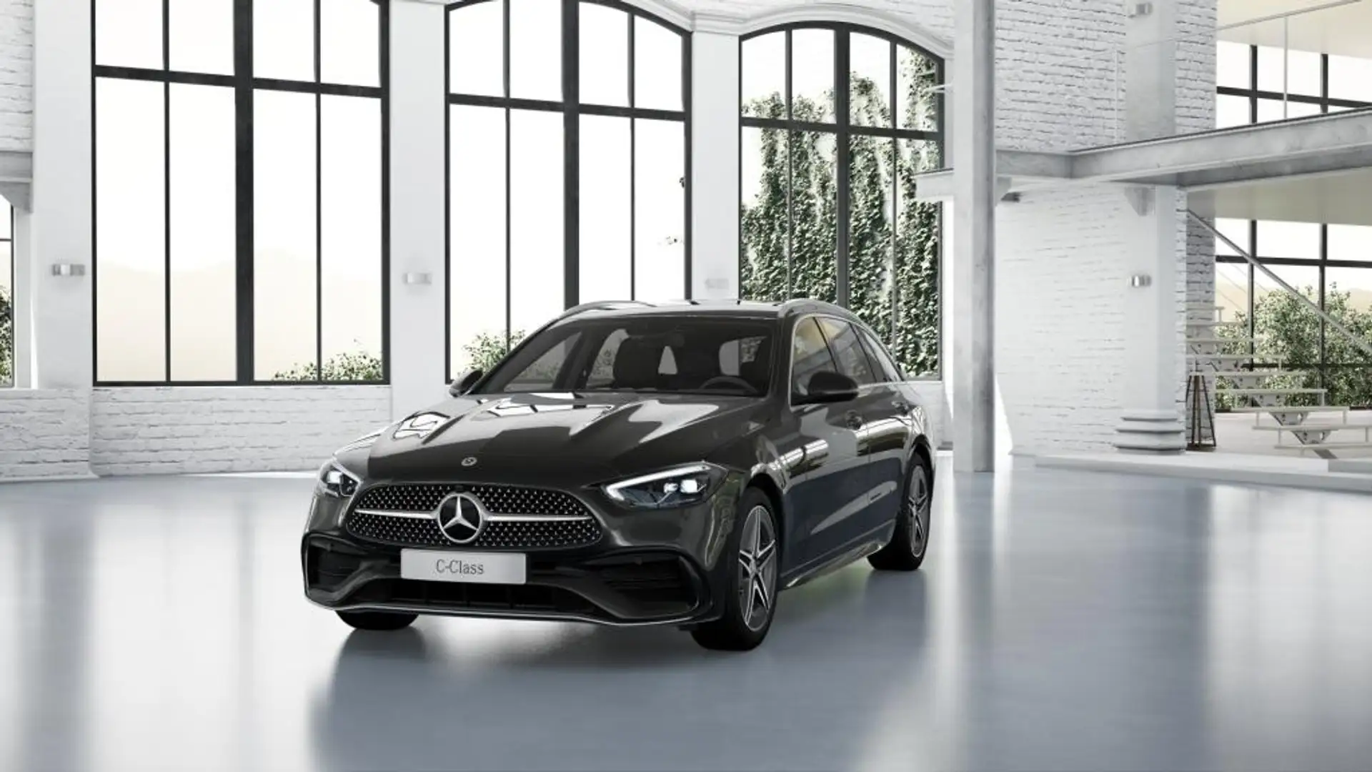 Mercedes-Benz C 200 T AMG+LED+NAVI+AHK+KAMERA+MBUX+Distronic Grau - 1