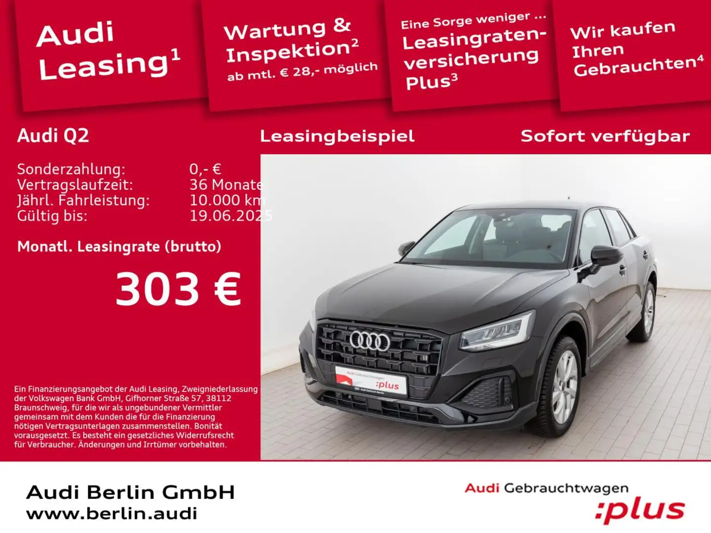 Audi Q2 Advanced 35 TDI S tr. SITZHZG VIRTUAL PDC RFK Schwarz - 1