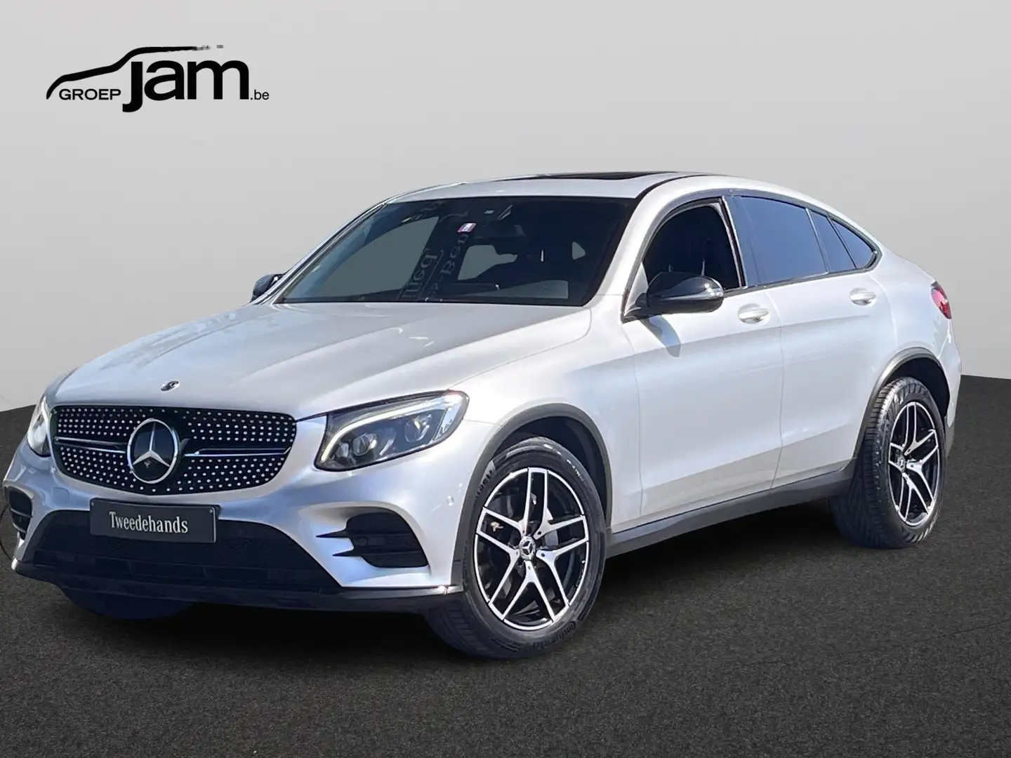 Mercedes-Benz GLC 220 Coupé d 4MATIC AMG Stříbrná - 1