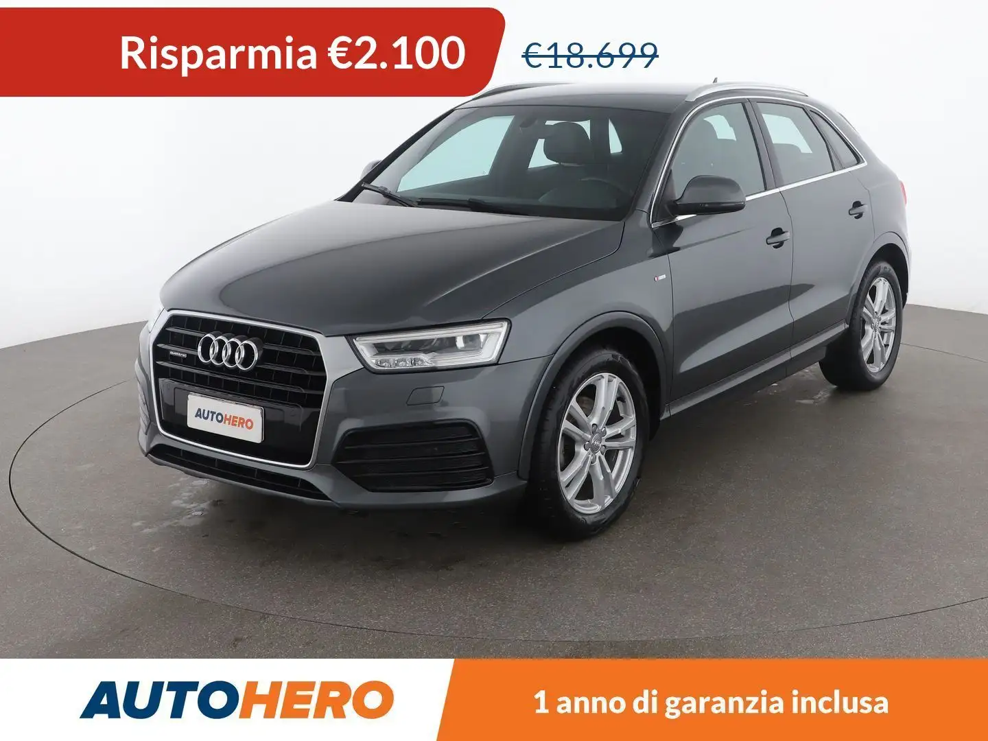 Audi Q3 2.0 TDI Sport 150 CV S tronic quattro Grigio - 1