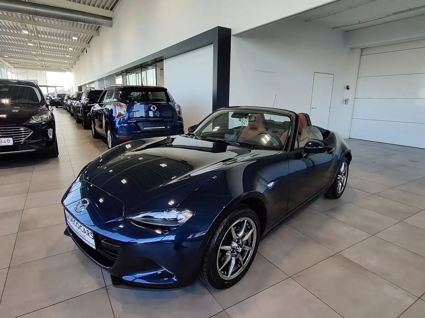 Mazda MX-5 Special Edition KAZARI // Amper 15000 km // Carplay - Navi - Leder Blau - 1