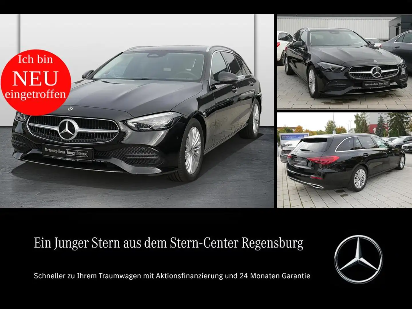 Mercedes-Benz C 200 T AVANTGARDE+WINTER-PAKET+MEMORY+KAMERA+++ Zwart - 1